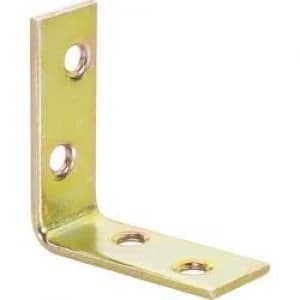 TOOLCRAFT Chair angle 40 mm Steel yellow galvanised