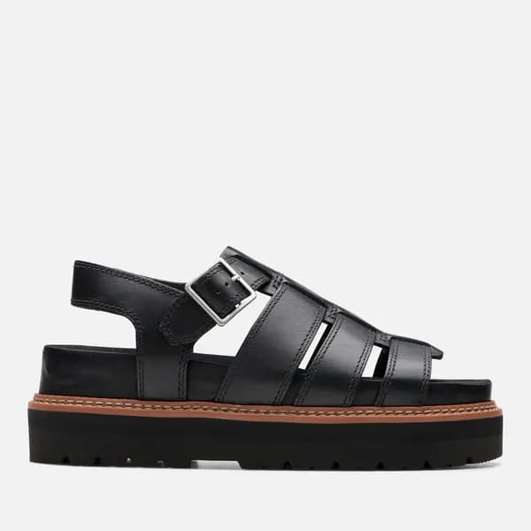 Clarks Womens Orianna Twist Leather Sandals - UK 6