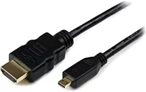 HDMI 1.4 (M) to HDMI Micro 1.4 (M) 3m Black OEM Display Cable