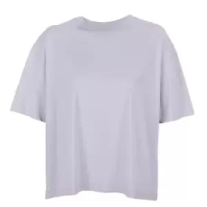 SOLS Womens/Ladies Boxy Organic Oversized T-Shirt (L) (Lilac)