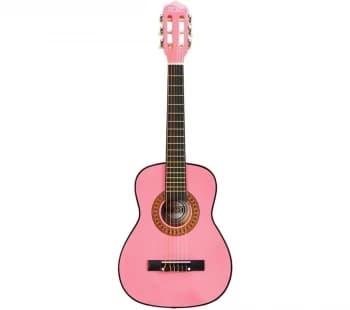 3RD AVENUE STX20 1/2 Size Classical Guitar Bundle - Pink