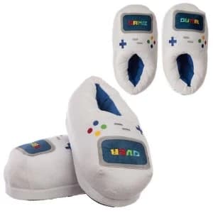 Game Controller Unisex One Size Pair of Plush Slippers
