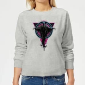 Harry Potter Dementor Neon Womens Sweatshirt - Grey - 3XL