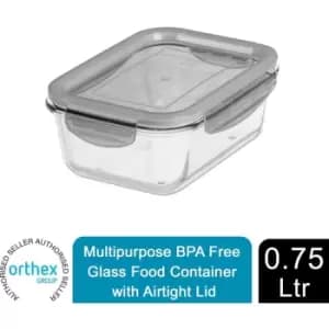 Multipurpose bpa Free Glass Food Container with Airtight Lid, 0.75 l - Gastromax