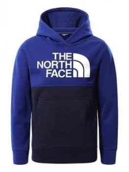 The North Face Boys Surgent Pullover Hoodie - Blue, Size L=13-14 Years