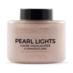 Revolution Pearl Lights Loose Highlighter Peach Champagne Pink
