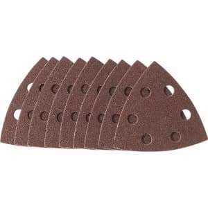 Draper Hook and Loop Triangular Delta Sanding Sheets 93mm x 93mm 120g Pack of 10
