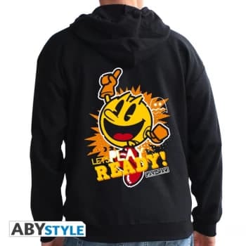Pac-Man - Let's Play Man Mens Large Hoodie - Black