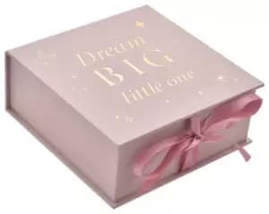 Bambino Dream Big Keepsake Box - Pink