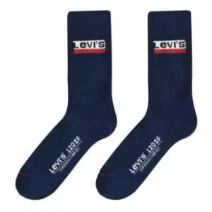 Levis Olympic 2 Pack Crew Socks - Blue