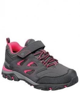 Regatta Holcombe IEP Low V Junior Waking Shoe - Grey Pink, Grey/Pink, Size 12