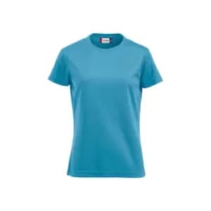 Clique Womens/Ladies Ice T-Shirt (XL) (Turquoise)