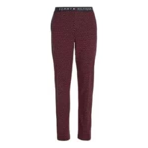 Tommy Hilfiger Jersey Pant Print - Red