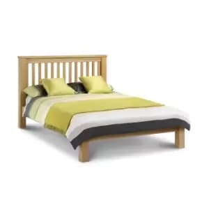 Julian Bowen Amsterdam Oak Bed Low Foot End 135cm