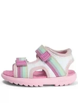 Kickers Kickster Sandal Sandal, White, Size 11 Younger