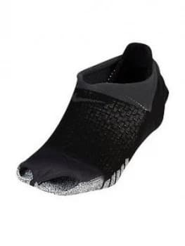 Nike Grip Studio Toeless Sock - Black, Size 6-7.5, Women