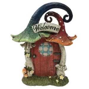 Mushroom Welcome Fairy Ornament
