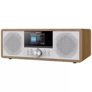 Denver MIR-270DW Internet radio CD player Internet, DAB+, FM AUX, Bluetooth, CD, USB, WiFi, Internet radio Wood (dark)