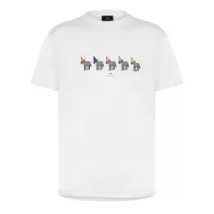 Paul Smith Zebra Cone T Shirt - White