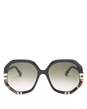 Chloe Womens West Geometric Style Sunglasses, 58mm