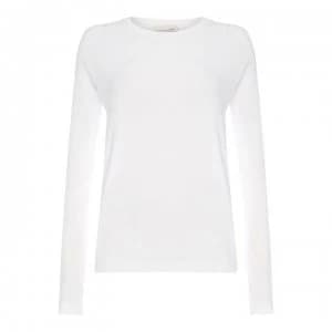 Oui Pineapple Knit Jumper - 1000 White