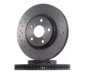 BREMBO Brake disc TOYOTA,LEXUS 09.A417.1X 4351202250,4351206090,4351206140 Brake rotor,Brake discs,Brake rotors 4351233130,4351233140,4351242050