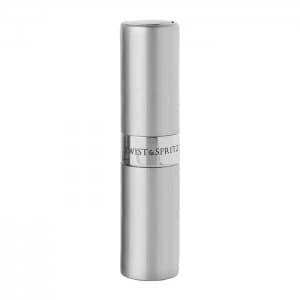 Twist & Spritz Polished Silver Atomiser Refillable Spray 8ml