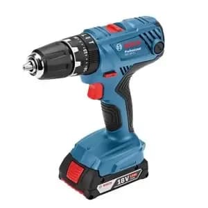Bosch Professional 2.5Ah Li-Ion Cordless Brushless Combi Drill Gsb 18V-21 - 2 Batteries Included Blue