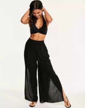 Malibu Wide Leg Side Split Beach Trouser