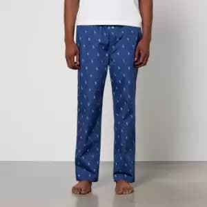 Polo Ralph Lauren Mens All Over Print Pyjama Pants - Light Navy - L