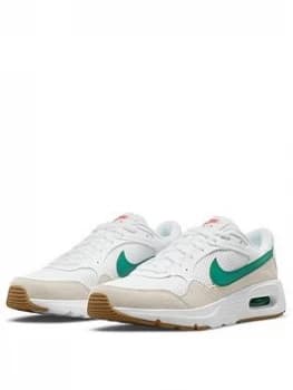 Nike Air Max SC Junior Trainer - White/Green, Size 4