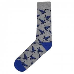 Ted Baker Lilhav Bird Socks - GREY