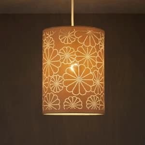 Daisy Beige Laser Cut Light Shade D190mm