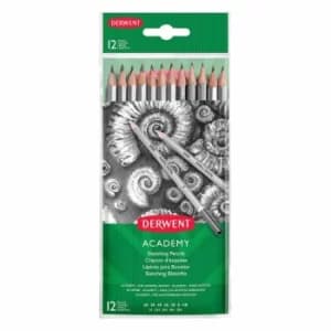 Derwent Academy Sketching Pencils Pack of 12