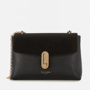 Ted Baker Womens Naomina Twist Lock Xbody Bag - Black