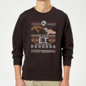 E.T. the Extra-Terrestrial Be Good or No Presents Sweatshirt - Black