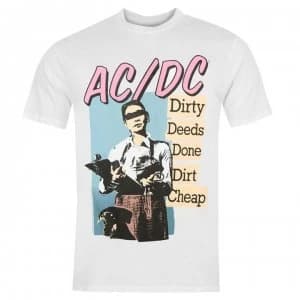Official ACDC Mens T Shirt - Dirty Deeds