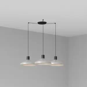 Kombo Grey Cluster Drop Dome Pendant Lamp Ø400 3L