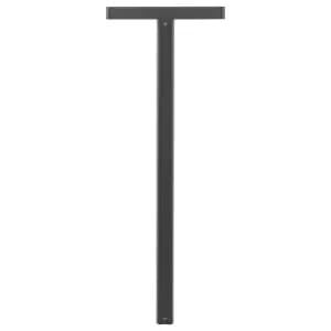 Netlighting Merano Alberta Outdoor Bollard Anthracite Aluminium, Clear Glass Led