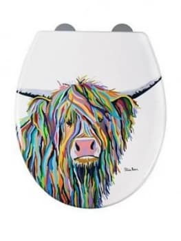 Croydex Steven Brown Angus Mcmoo Toilet Seat