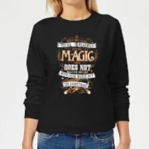 Harry Potter Whip Your Wands Out Womens Sweatshirt - Black