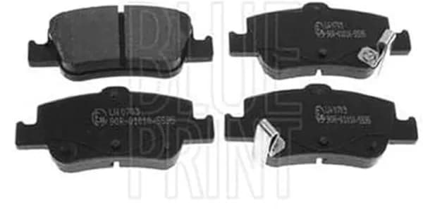 Blue PRINT Brake pad set Rear Axle ADT342173 Brake pads,Brake pad set, disc brake TOYOTA,AURIS (NRE15_, ZZE15_, ADE15_, ZRE15_, NDE15_)