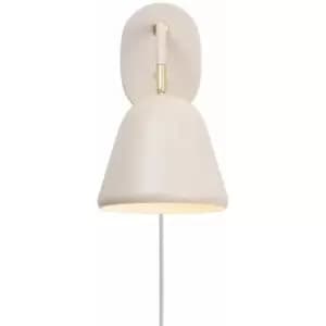 Nordlux Fleur Dome Wall Lamp Beige, E14