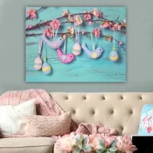 381074923_70100 Multicolor Decorative Canvas Painting