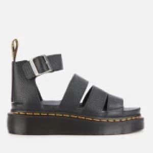 Dr. Martens Womens Clarissa II Quad Leather Sandals - Black - UK 3
