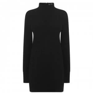 Biba Knit Tunic Dress - Black