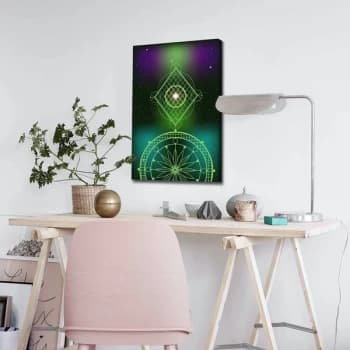 4570ABSC - 024 Multicolor Decorative Canvas Painting