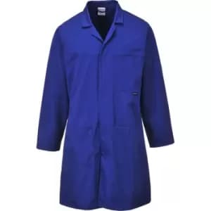 Portwest Standard Lab Coat Royal Blue 3XL