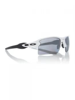 Oakley White FLAK 2.0 XL Rectangle Sunglasses White
