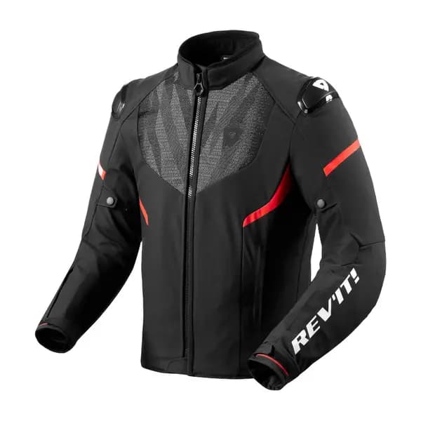 REV'IT! Hyperspeed 2 H2O Jacket Black Neon Red Size L